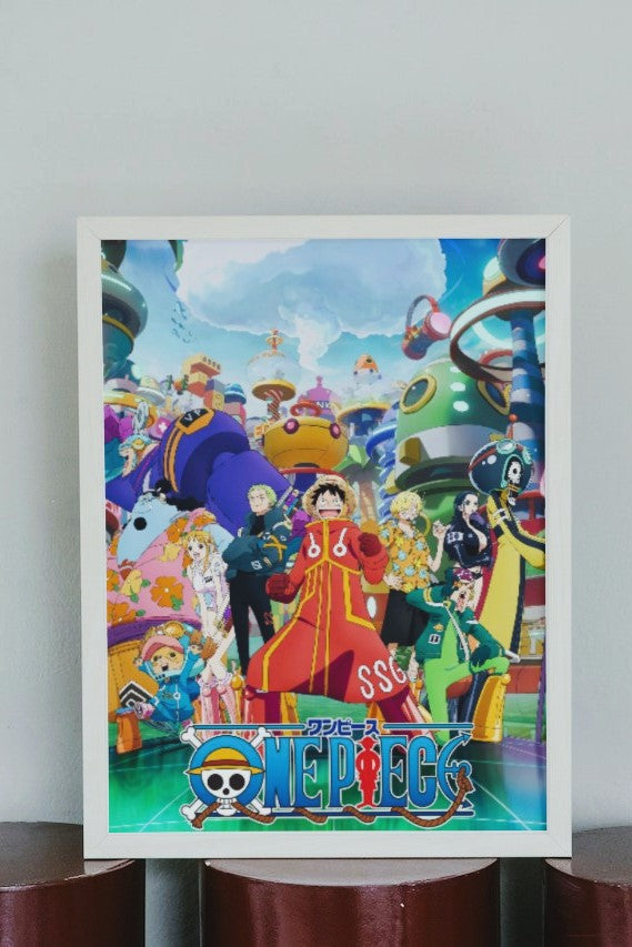 One Piece Egghead Arc Anime Wall Poster