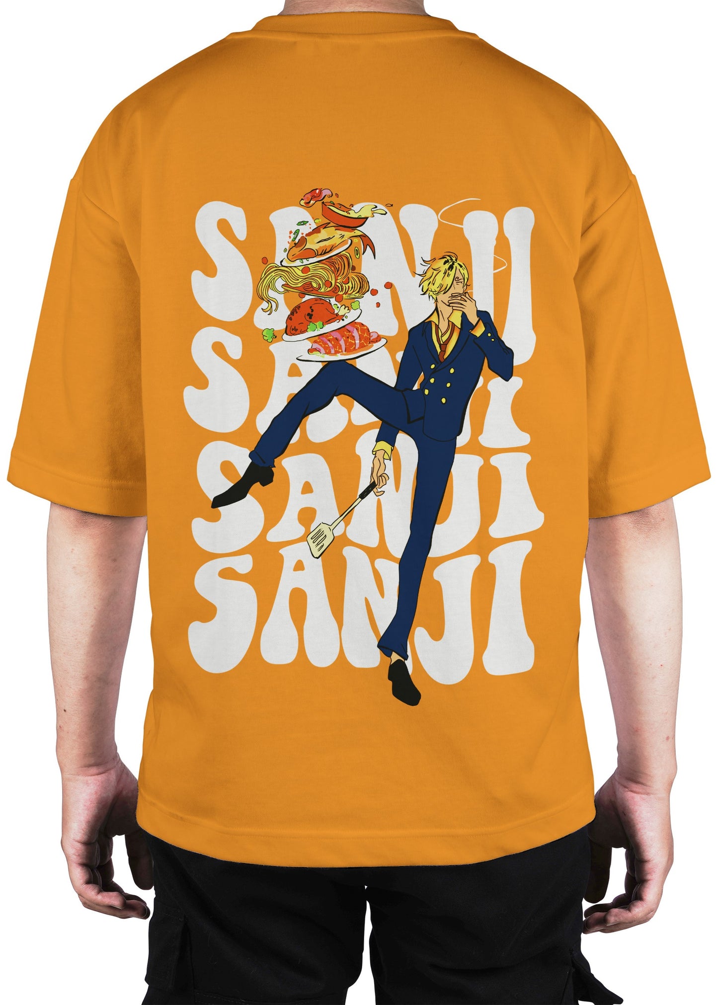 Sanji One Piece Anime Oversized T-shirt