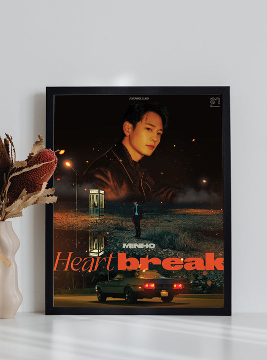 Choi Min-ho K-pop Singer Heartbreak Wall Poster