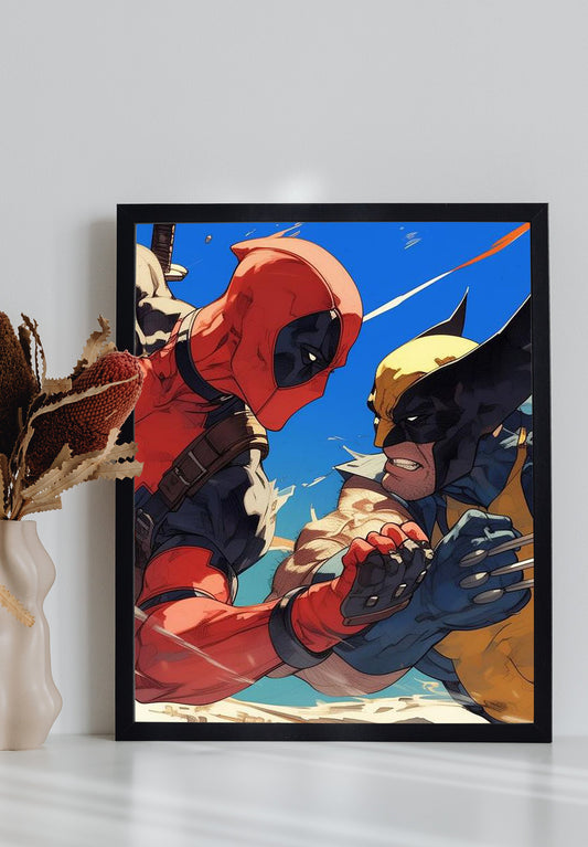 Deadpool & Wolverine 2024 Marvel Wall Poster