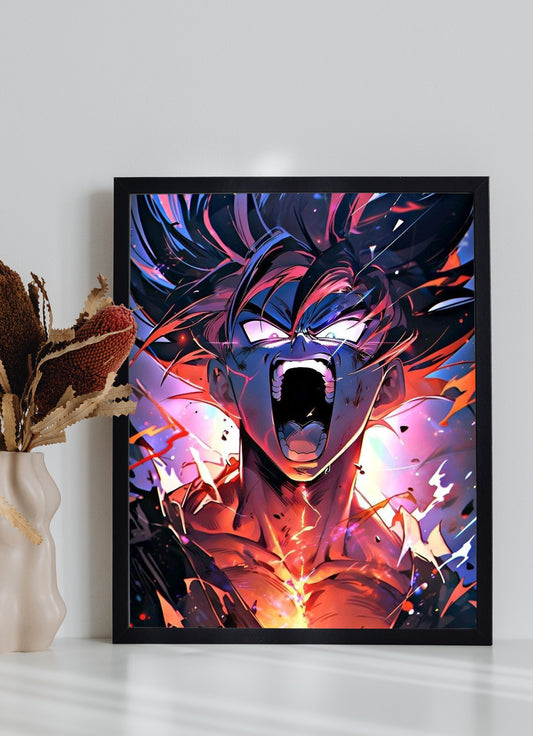 Goku Super Saiyan Dragon Ball Anime Wall Poster