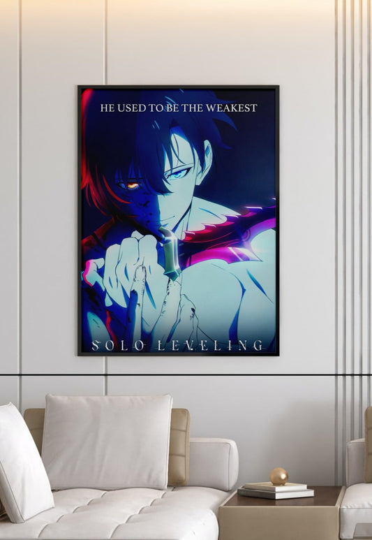 He Used To Be The Weakest Solo Leveling Anime wall poster