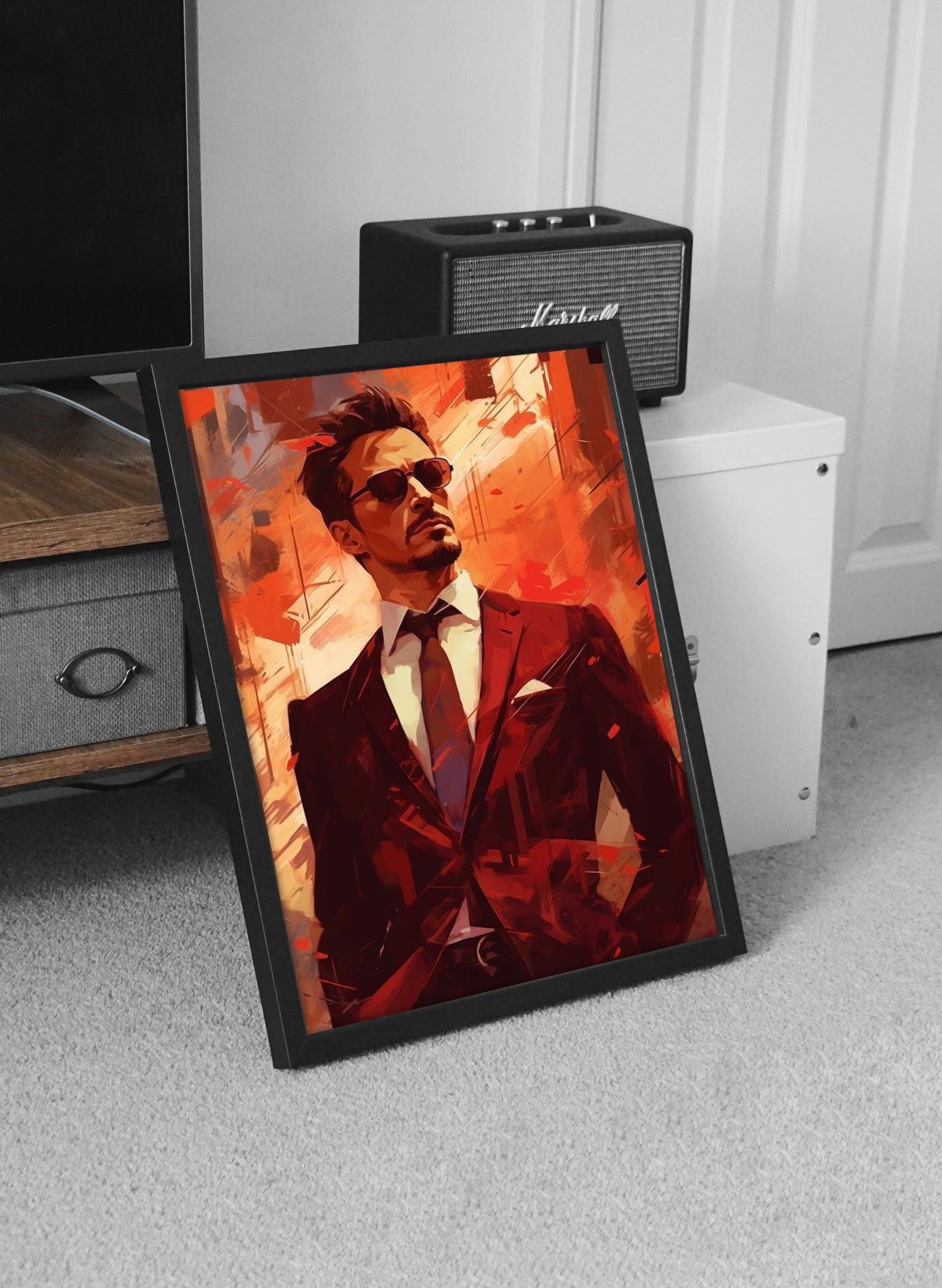 Robert Downey Jr Iron Man Marvel Wall Poster