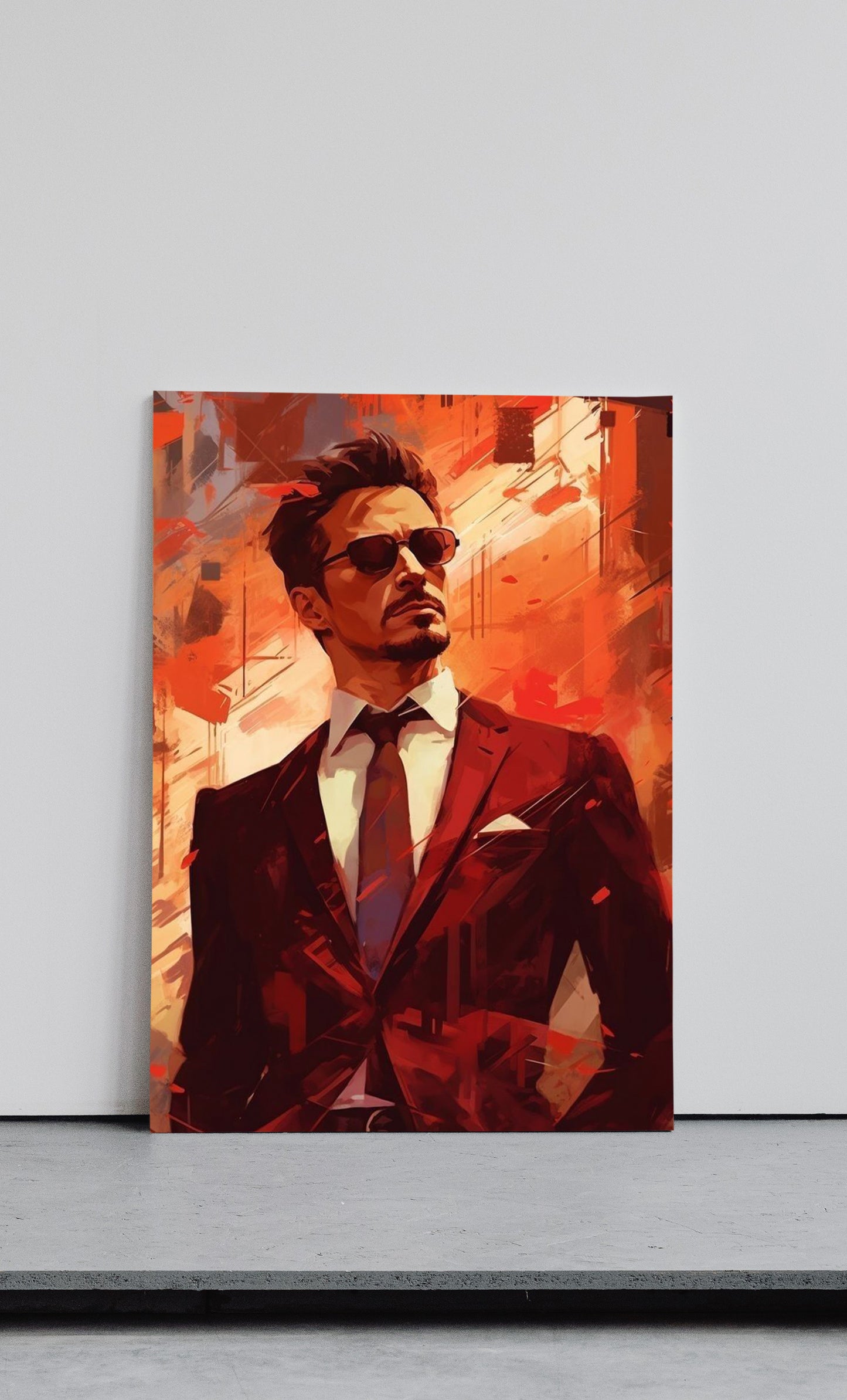 Robert Downey Jr Iron Man Marvel Wall Poster