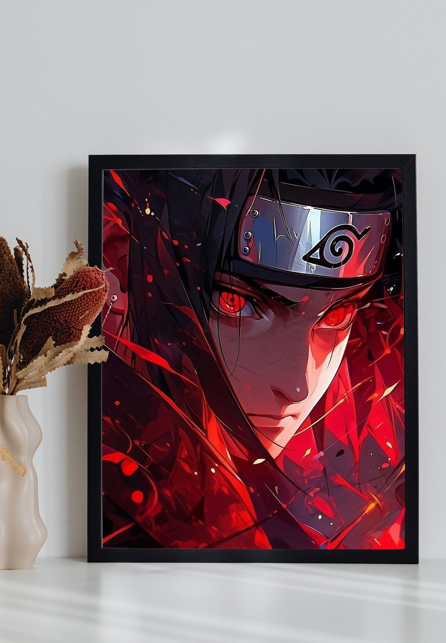 Itachi Uchiha Sharingan Naruto Shippuden Anime Wall Poster