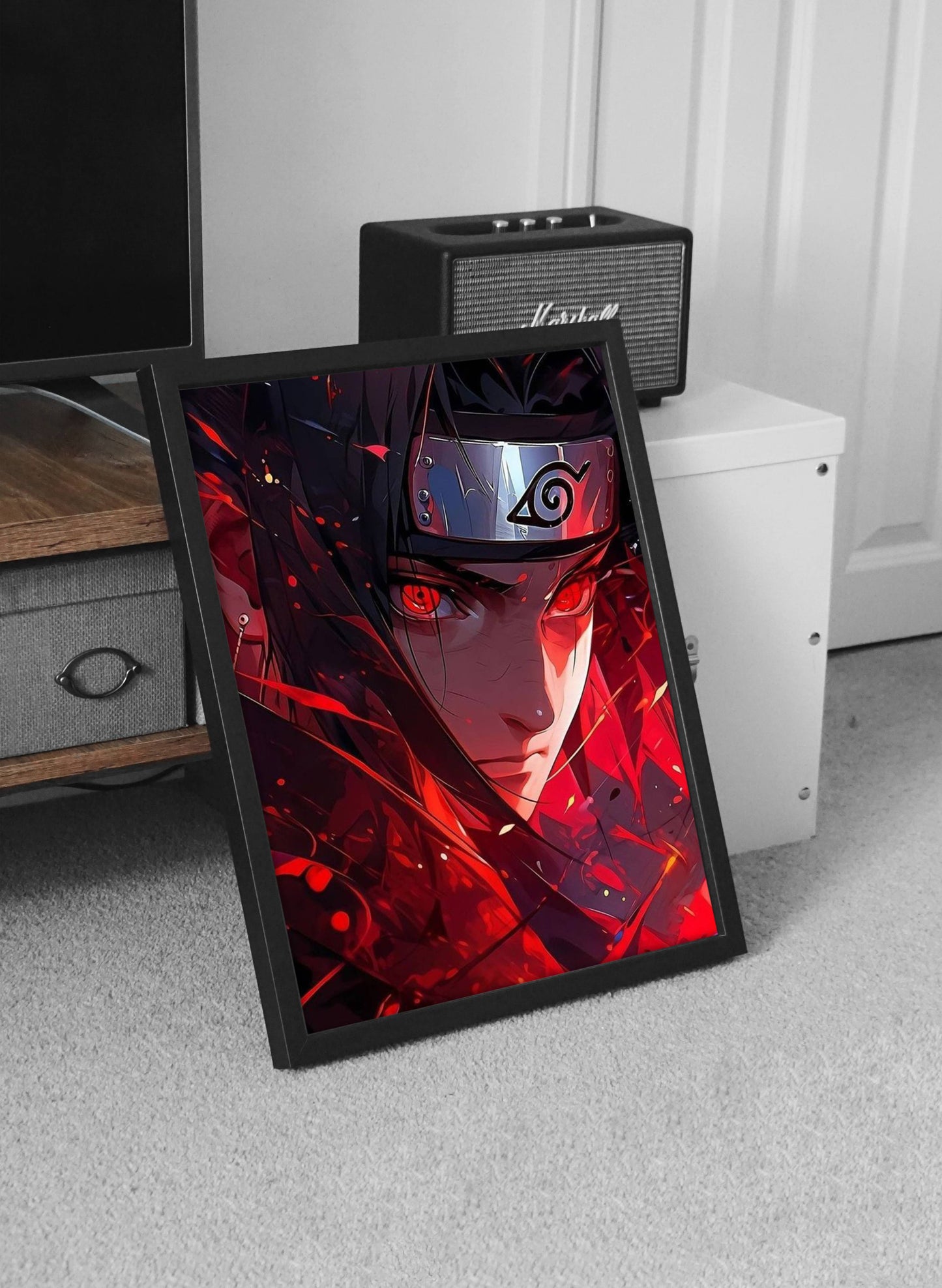 Itachi Uchiha Sharingan Naruto Shippuden Anime Wall Poster