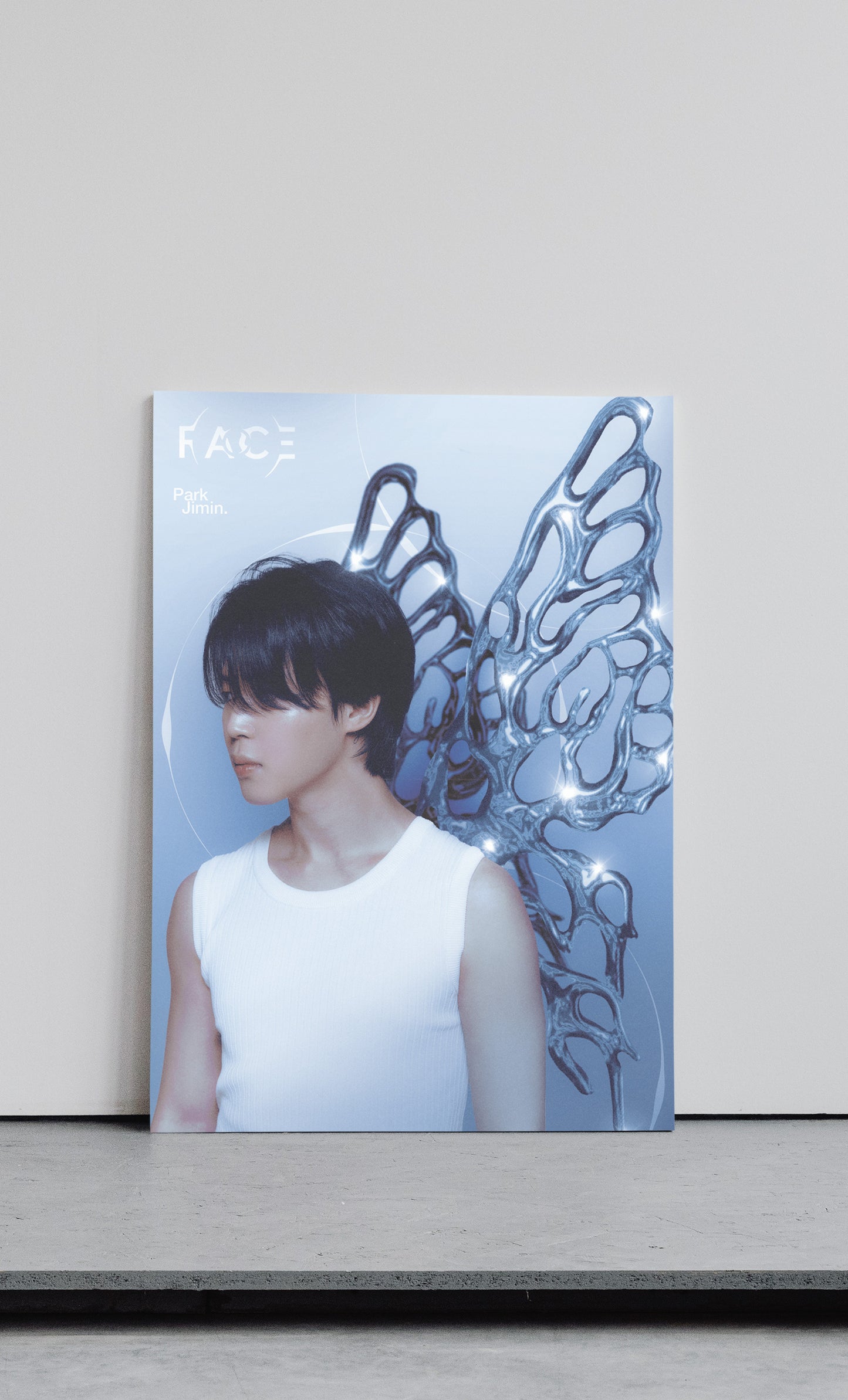 Jimin Face BTS Wall Poster Style V