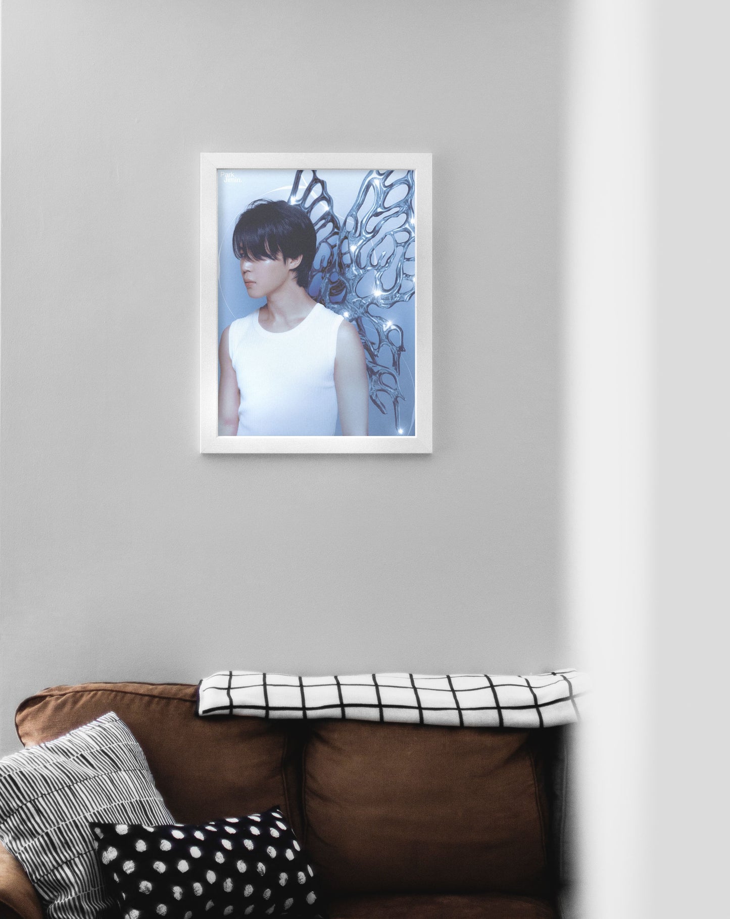 Jimin Face BTS Wall Poster Style V