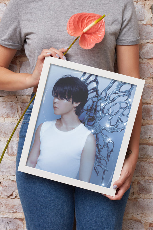 Jimin Face BTS Wall Poster Style V