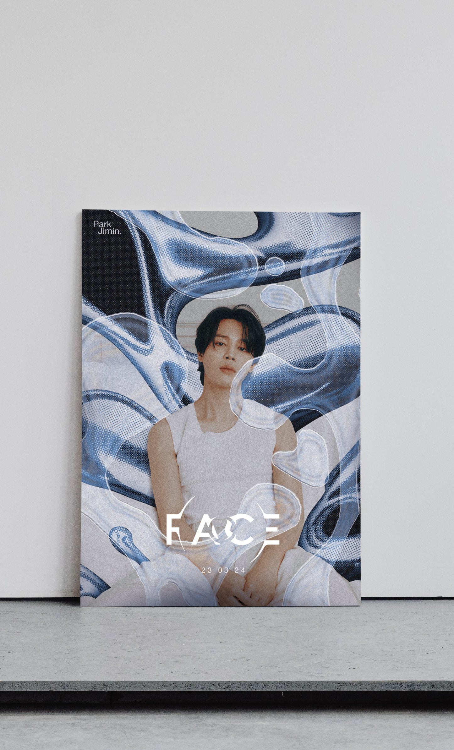 Jimin Face BTS Wall Poster Style IV