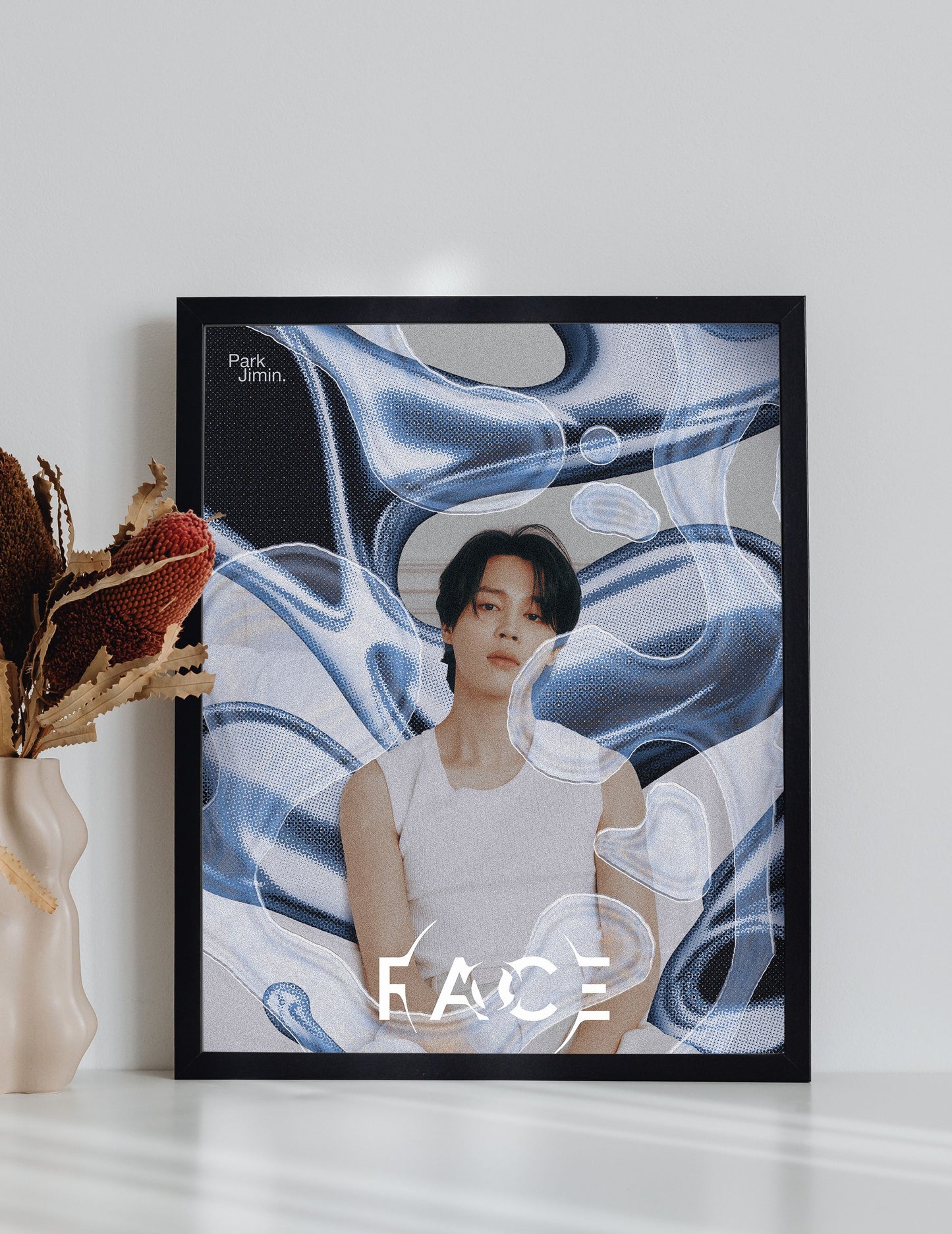 Jimin Face BTS Wall Poster Style IV