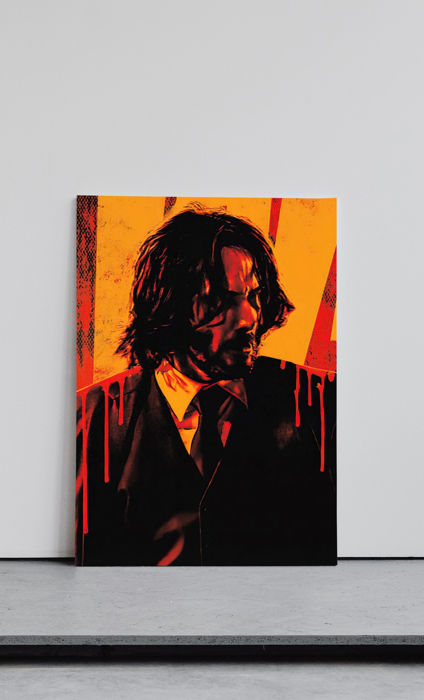 John Wick X Keanu Reeves Movie Wall Poster