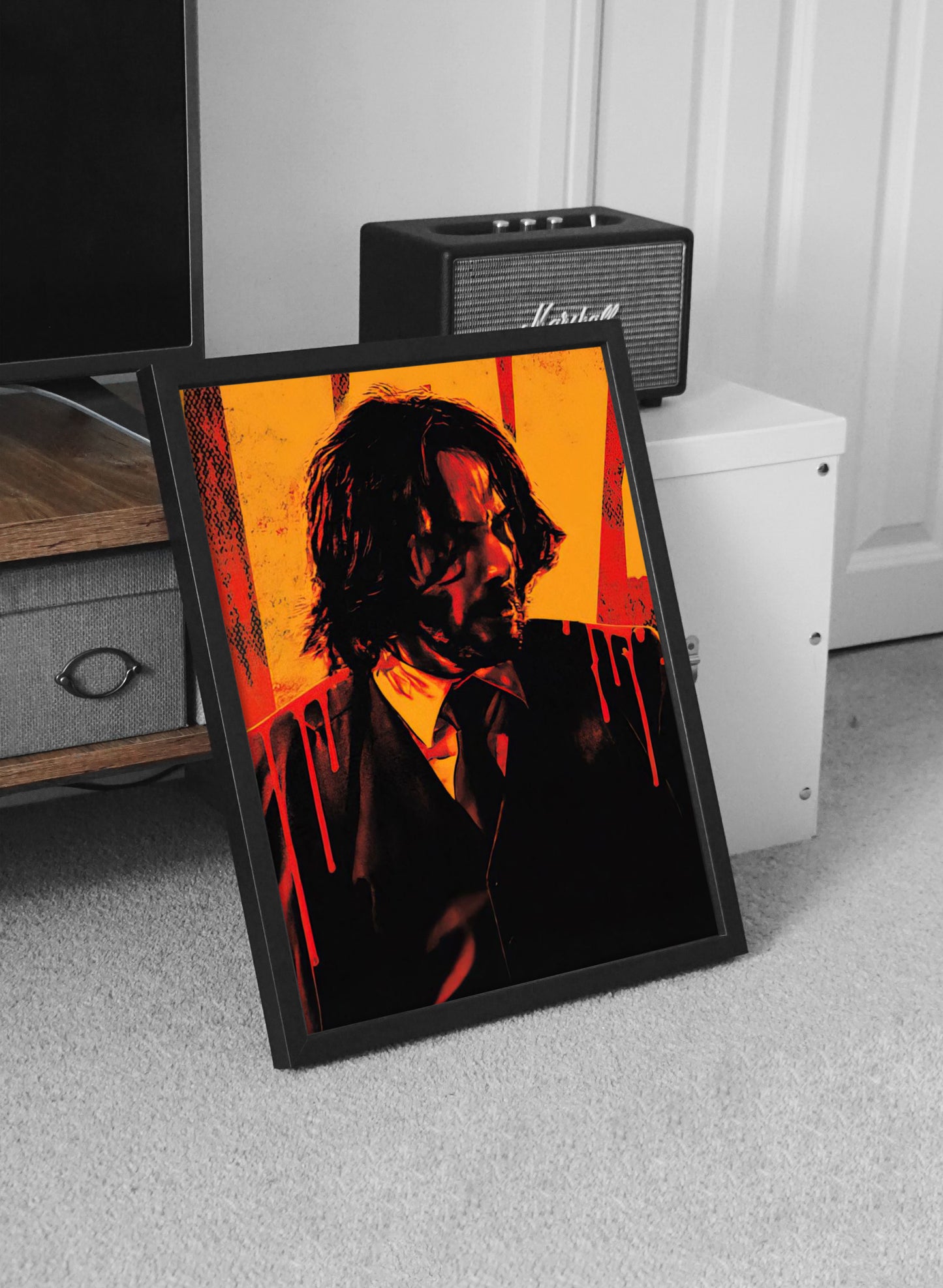 John Wick X Keanu Reeves Movie Wall Poster