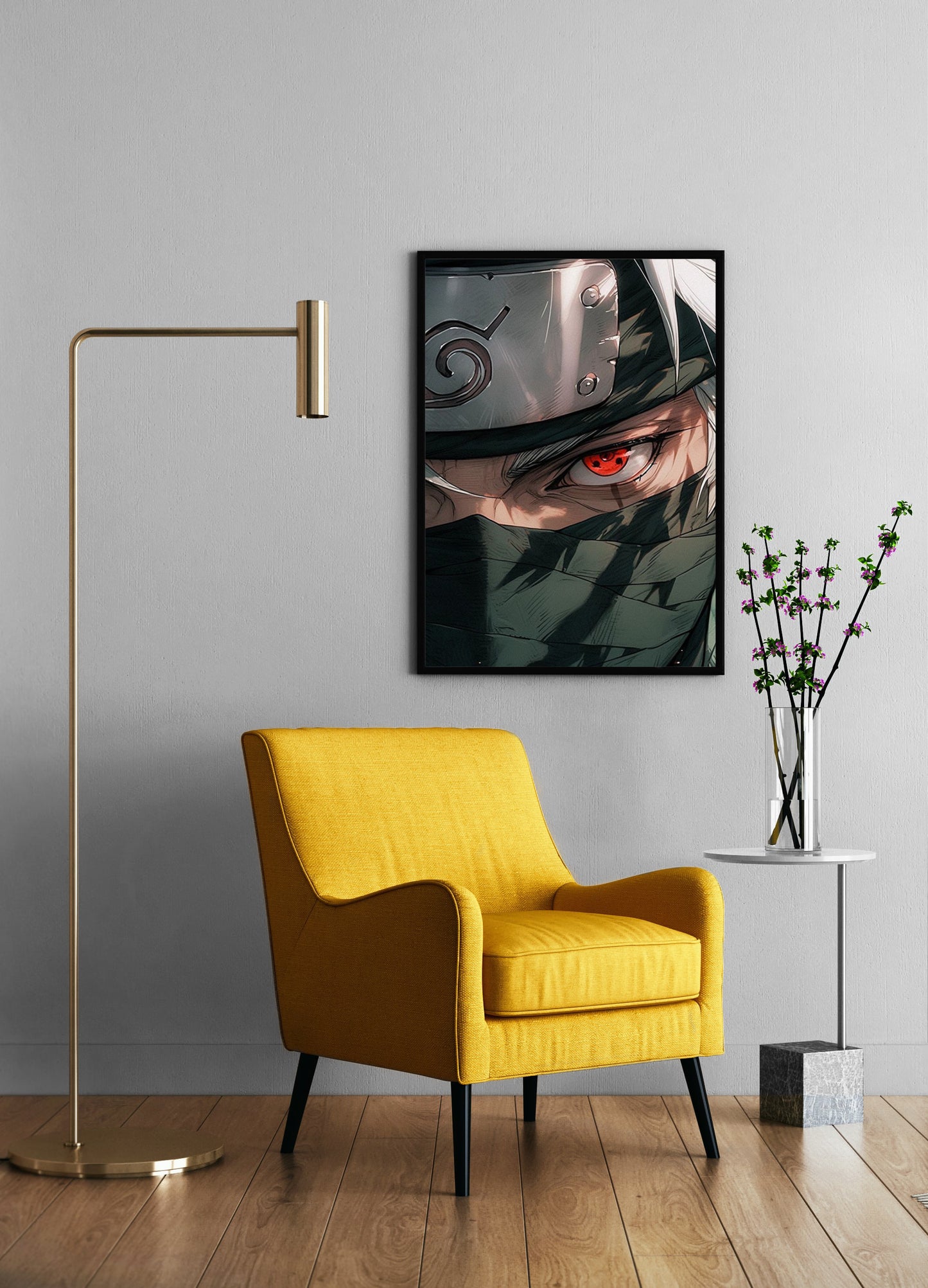 Kakashi X Sharingan Naruto Shippuden Anime Wall Poster