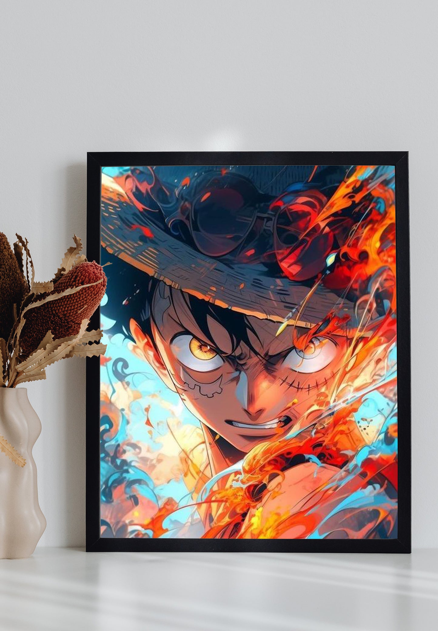 Monkey D Luffy X Portgas D Ace Anime Wall Poster