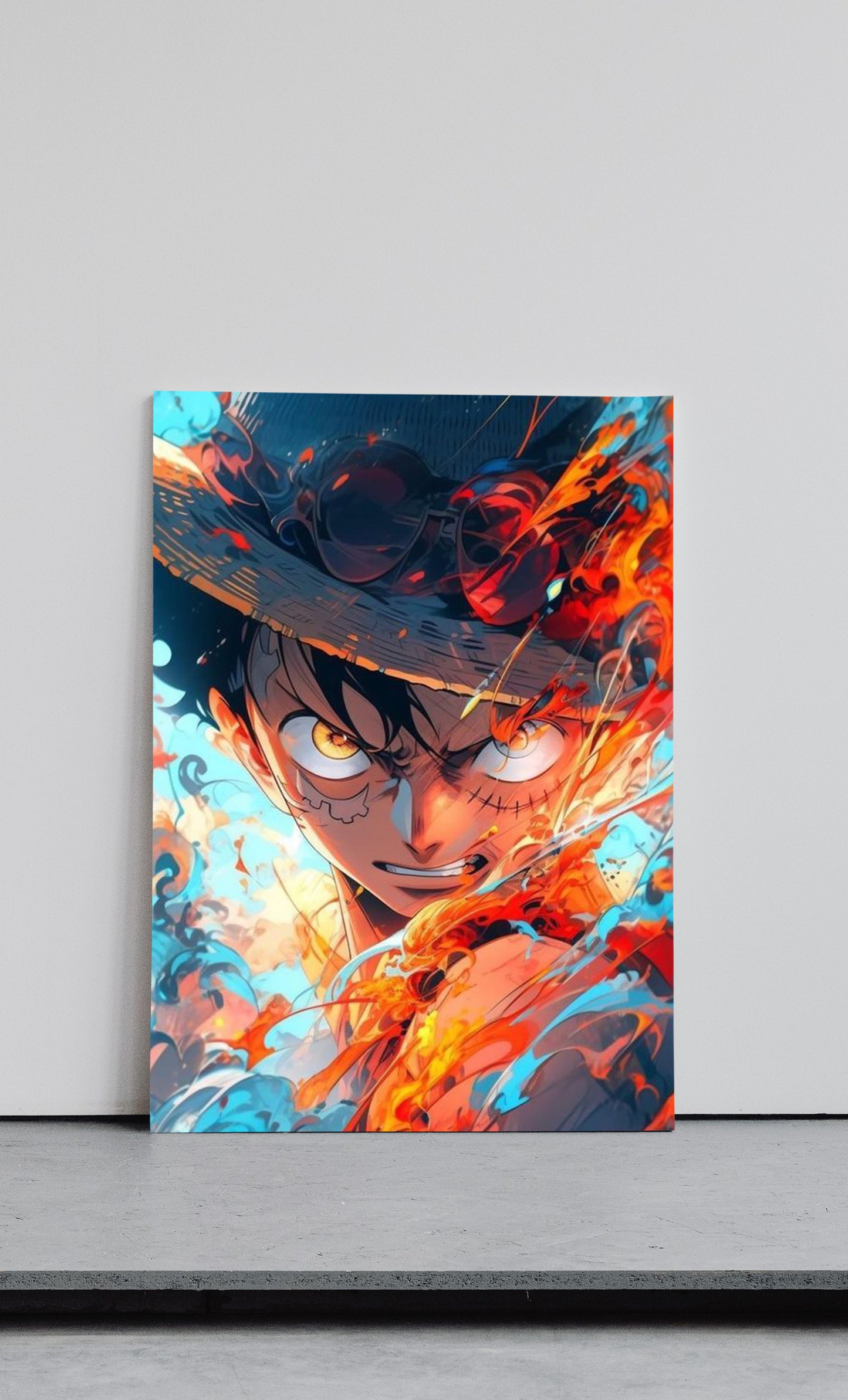 Monkey D Luffy X Portgas D Ace Anime Wall Poster