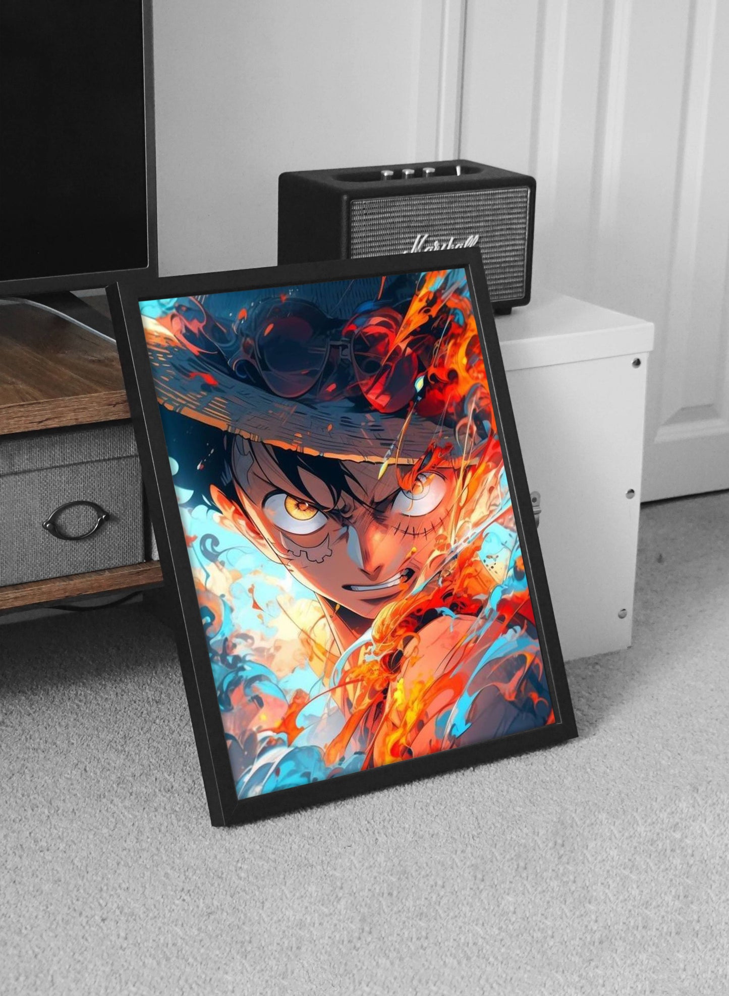 Monkey D Luffy X Portgas D Ace Anime Wall Poster