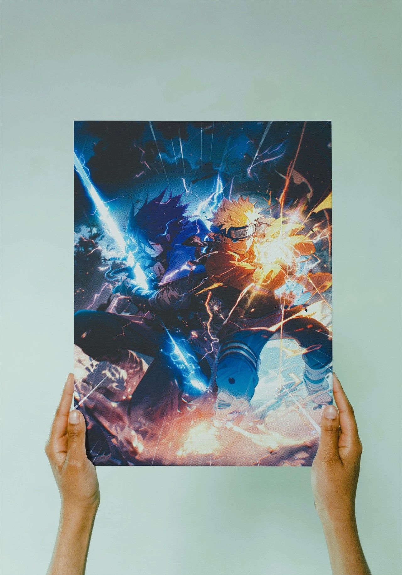 Naruto and Sasuke Naruto Shippuden Anime Wall Poster