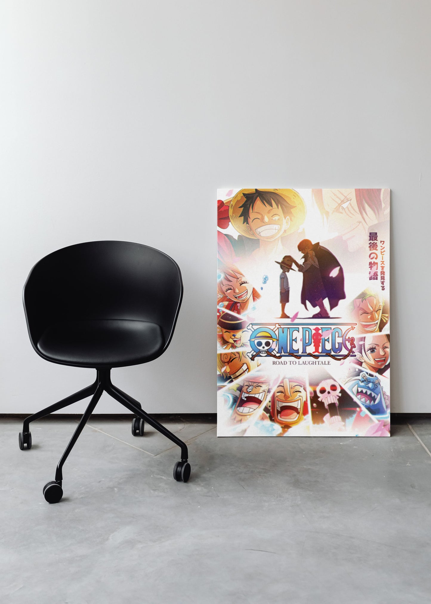 One Piece Luffy Shanks Zoro Sanji Nami Robin Chopper Brook Franky and Jimbei Anime Wall Poster